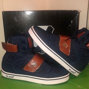 Vlado denim brown shoes